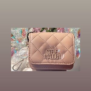 Steve Madden B.Wren Camel Keychain Mini Wallet